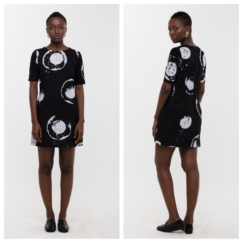 Osei-Duro astronomy muto cotton tee shirt dress